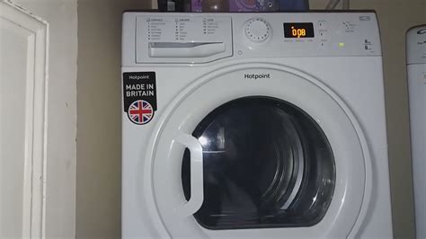 Hotpoint Smart Tech Condenser Dryer Refresh Full Cycle Youtube