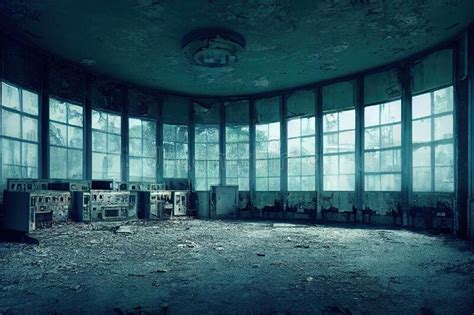 Abandoned Nuclear Power Station Chernobyl Stock Illustration ...