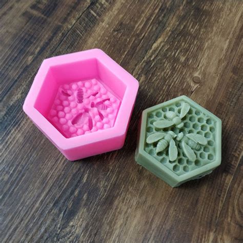 Honeycomb Soap Mold Bee Honeycomb Silicone Mold Hexagon Wax Etsy