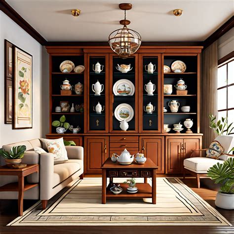 15 Creative Ways To Feature A China Cabinet In Living Room