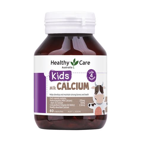 Viên Uống Healthy Care Kids Milk Calcium Bổ Sung Canxi Vitamin D3