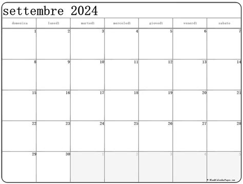 Calendario Settembre Terra Georgena