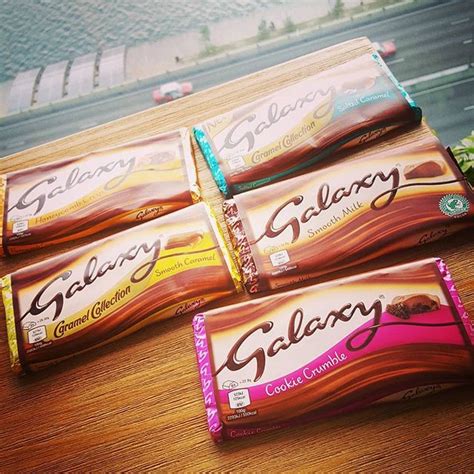 Galaxy Chocolate Bar From Uk Honeycomb Crisp Smooth Caramel Salted Caramel Smooth Milk Cookie