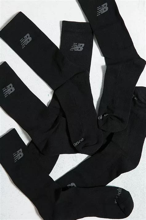 New Balance Black Logo Socks 3-Pack | Urban Outfitters UK