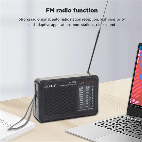 Mini Telescopic Antenna Fullwave Band My Fm Radio With Built In Speaker