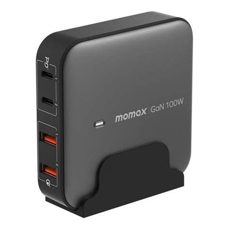 Momax Oneplug W Port Gan Desktop Charger Um Gear Buzz Bd