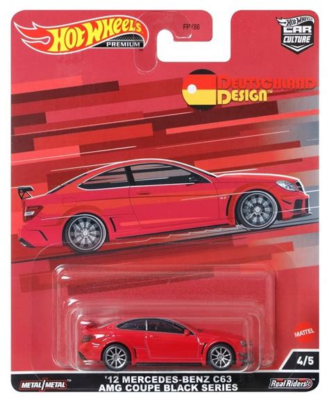 Samoch D Mattel Hot Wheels Premium Mercedes Benz C Amg Coupe Hot Wheels Sklep Empik