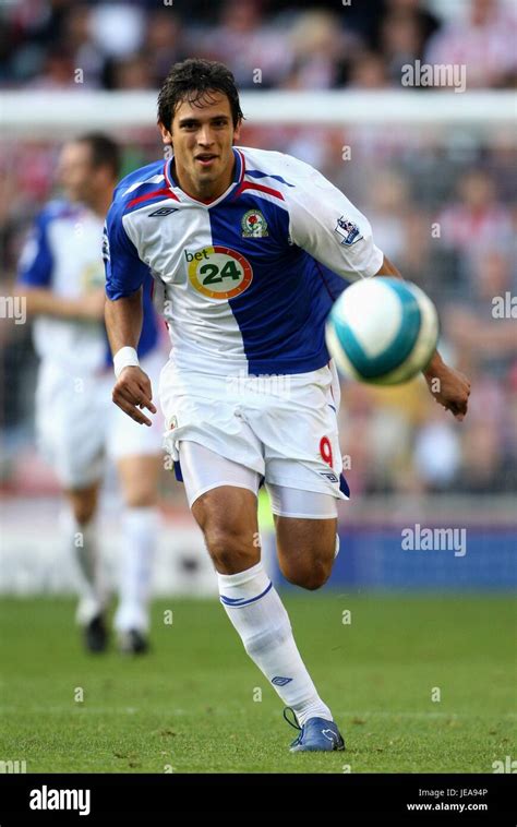 ROQUE SANTA CRUZ BLACKBURN ROVERS FC STADIUM OF LIGHT SUNDERLAND ...