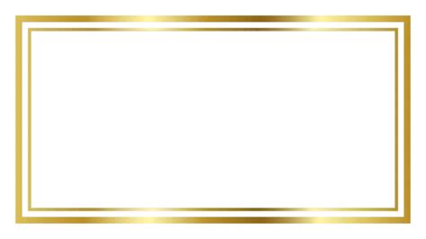 Rectangle Golden Frame Border Vector Rectangle Rectangle Border