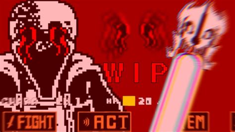 アンダーテールauundertale au VHS sans fightanimation wipアンダーテール戦闘mad 途中経過