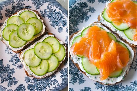 Smoked Salmon Sm Rrebr D Scandinavian Open Sandwich