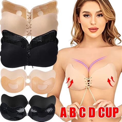 Invisible Strapless Adhesive Stick Bra Strapless Push Up Bras Women Sexy Backless Lingerie