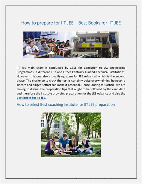 Ppt How To Prepare For Iit Jee â€“ Best Books For Iit Jee Powerpoint Presentation Id 7821308