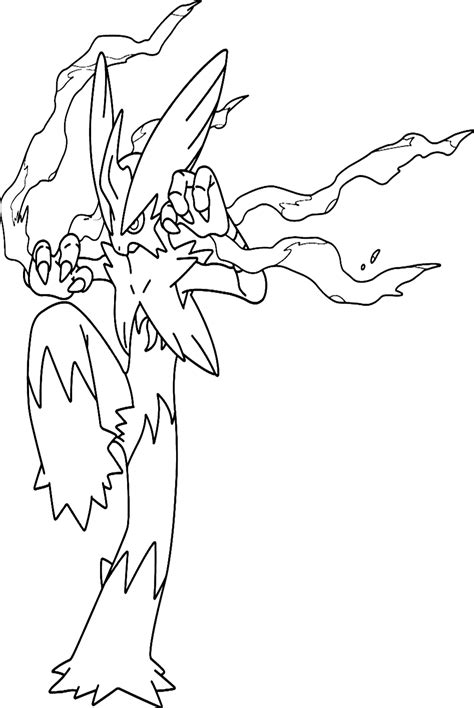 81 coloriages Méga Pokémon ColoringPagesOnly