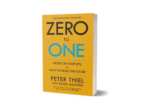 Zero To One By Masters Peter Thiel