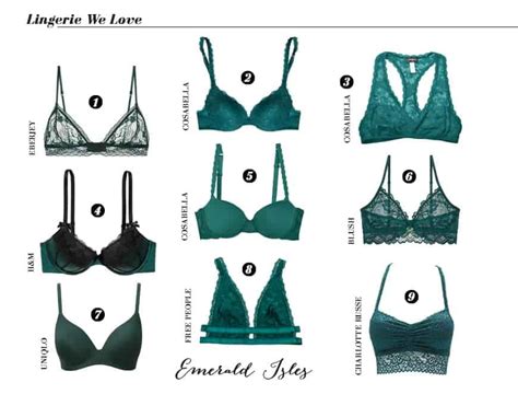 Lingerie We Love Emerald Green Bras ParfaitLingerie Blog