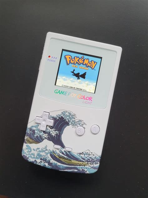 Gameboy Color Backlit Screen Wave Shell Nintendo Game Boy Color Gbc