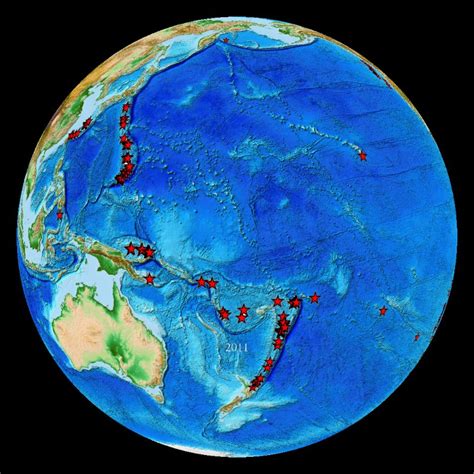 Hydrothermal Vents Map