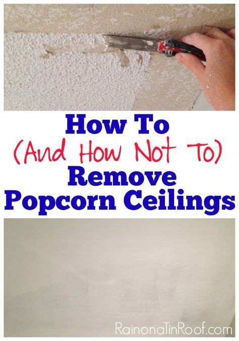 How To Remove Popcorn Ceiling And How Not To Artofit