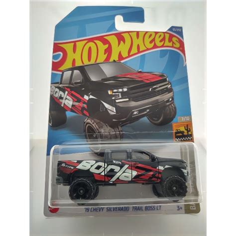 Hot Wheels Chevy Silverado Trail Boss Lt Hct Shopee Brasil