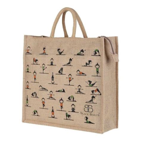 Buy Blackboxes Big Eco Cotton Jute Shopping Bags For Carry Milk Grocery