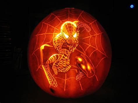 The Best Spiderman Jack O Lantern I Have Ever Seen Spiderman