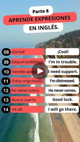 Lista de expresiones comunes en inglés Aprende algunas de las