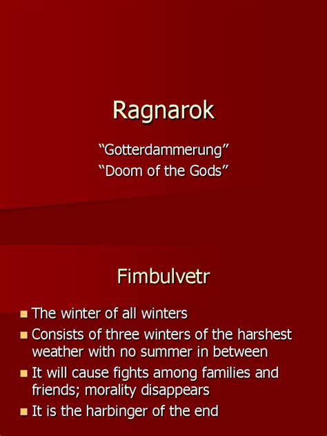 The Prophecy of Ragnarok: The Norse Legend of the Destruction and ...