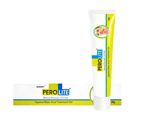 ᐉ Гель против акне Perolite Gel 2.5% Benzoyl Peroxide с бензоил ...