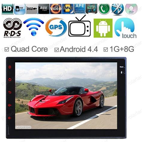 Quad Core For Android Universal Din Car Stereo Player Radio Gps