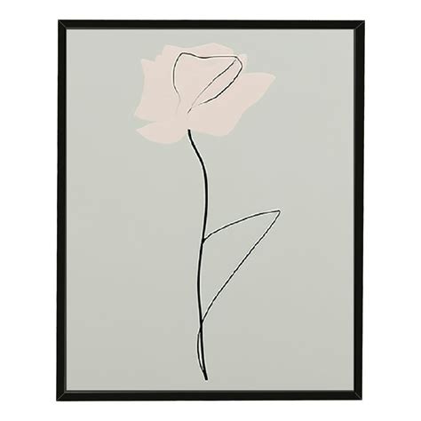 JEUXUS Botanical Neutral Minimalist Abstract Wall Art Print Beige Leaf