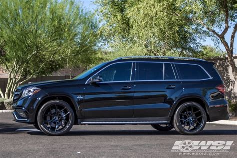 2017 Mercedes Benz GLS GL Class With 22 Giovanna Haleb In Gloss Black