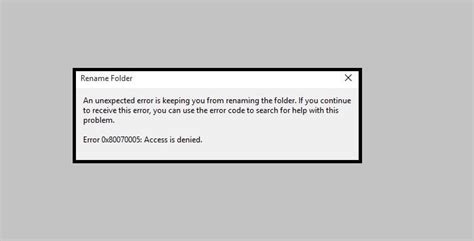 How To Fix Error 0x80070005 Access Is Denied