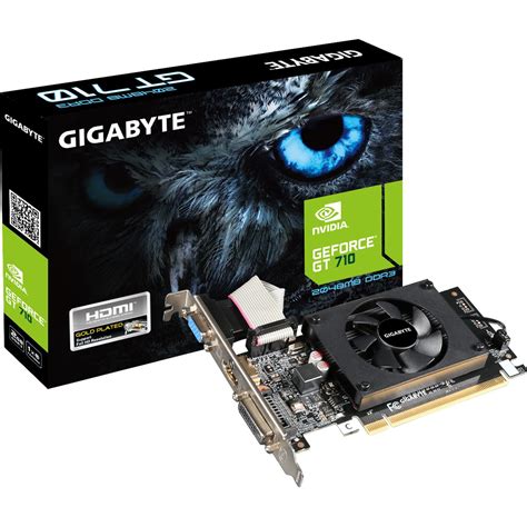 2GB Gigabyte GeForce GT 710 LP Aktiv PCIe 2.0 x16 (Retail ...