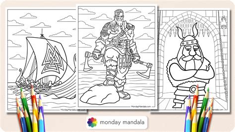 Viking Coloring Pages Free Pdf Printables