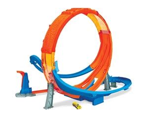 Hot Wheels Massive Loop Mayhem Track Set With In Wide Track Loop Car