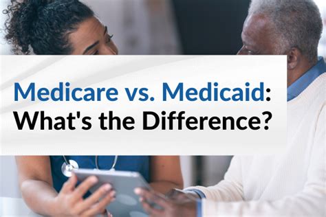 Medicare Vs Medicaid What S The Difference Insurance MD DE