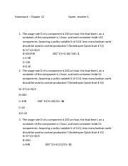 Hw Docx Homework Chapter Name Jewelee S The Usage Rate D