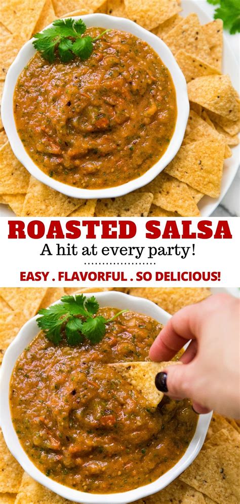 The Best Fire Roasted Salsa Kim S Cravings