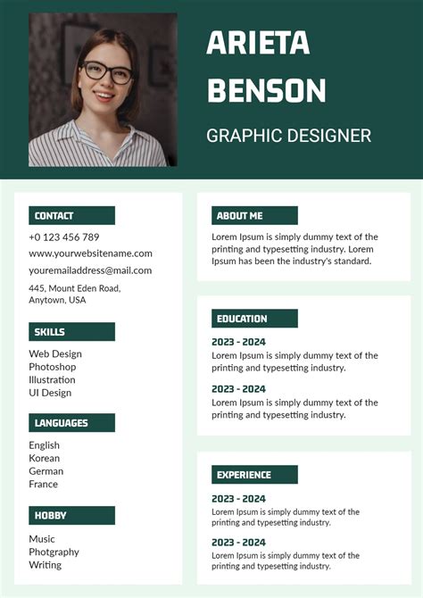 Best Graphic Designer Resume Examples