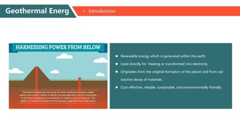 Geothermal Energy: Advantages, Disadvantages, Economics and Policy | PPT