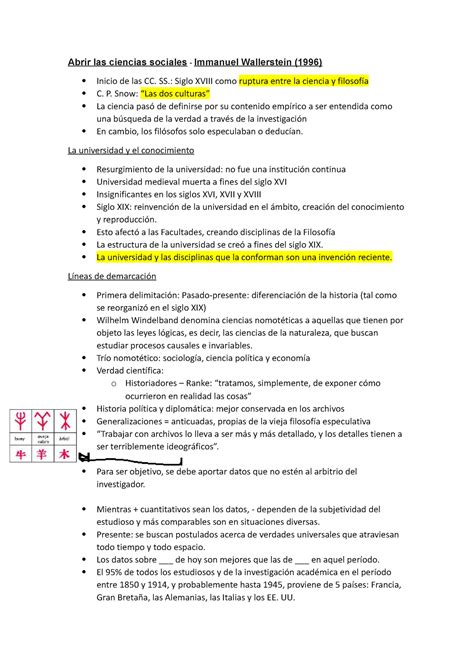 Procesos Fff Abrir Las Ciencias Sociales Immanuel Wallerstein