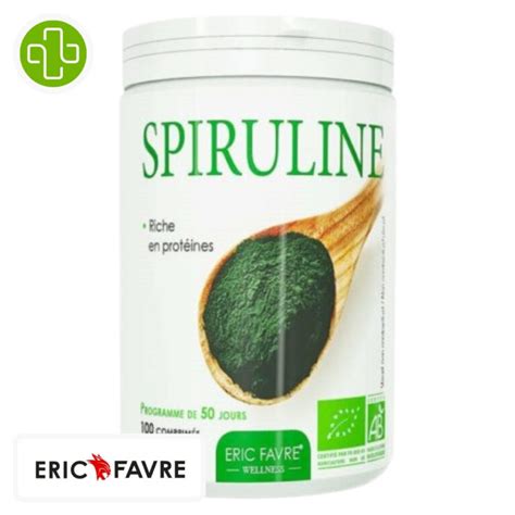 Eric Favre Spiruline Vegan Bio 100 Comprimés Maroc Parachezvous Ma