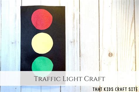 Traffic Light Craft for Preschoolers - That Kids' Craft Site