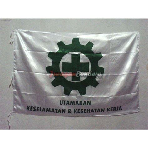 Jual Standart Depnaker Bendera Safety Kesehatan Keselamatan Kerja K