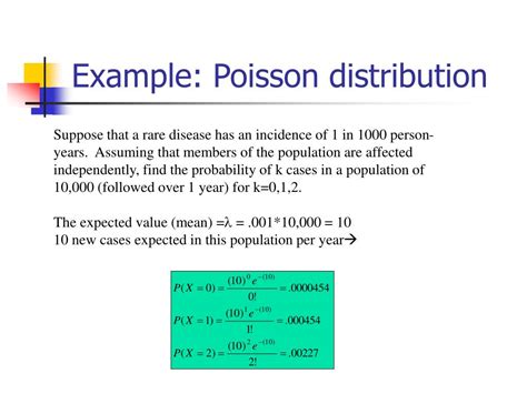 Probability Poisson Distribution Examples | theprobability