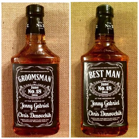 Personalized Sticker Label For Whiskey Bottle Custom Favor Etsy