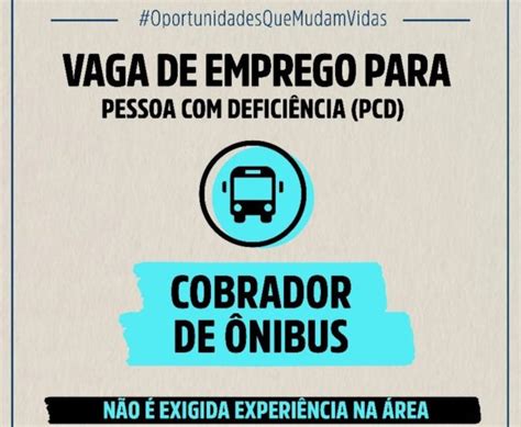 Vaga De Cobrador De Ônibus - Cobrador de ônibus: Fundat oferta vaga de emprego para pessoa com ...