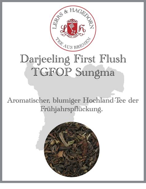 Darjeeling First Flush Tgfop Sungma Kg Unkompliziert Und Schnell