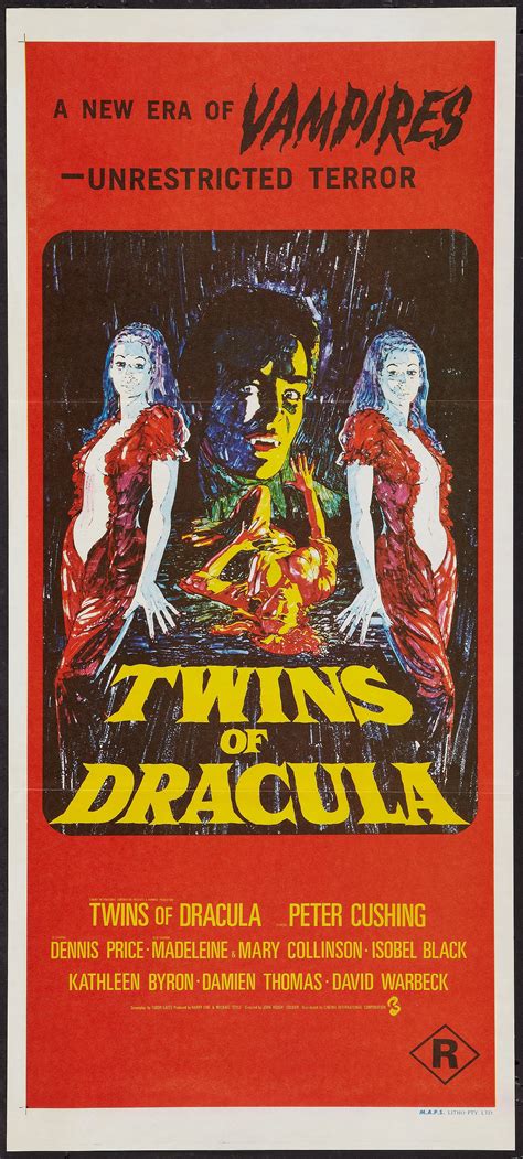 Twins of Evil (Cinema International Corporation, 1972). Australian
